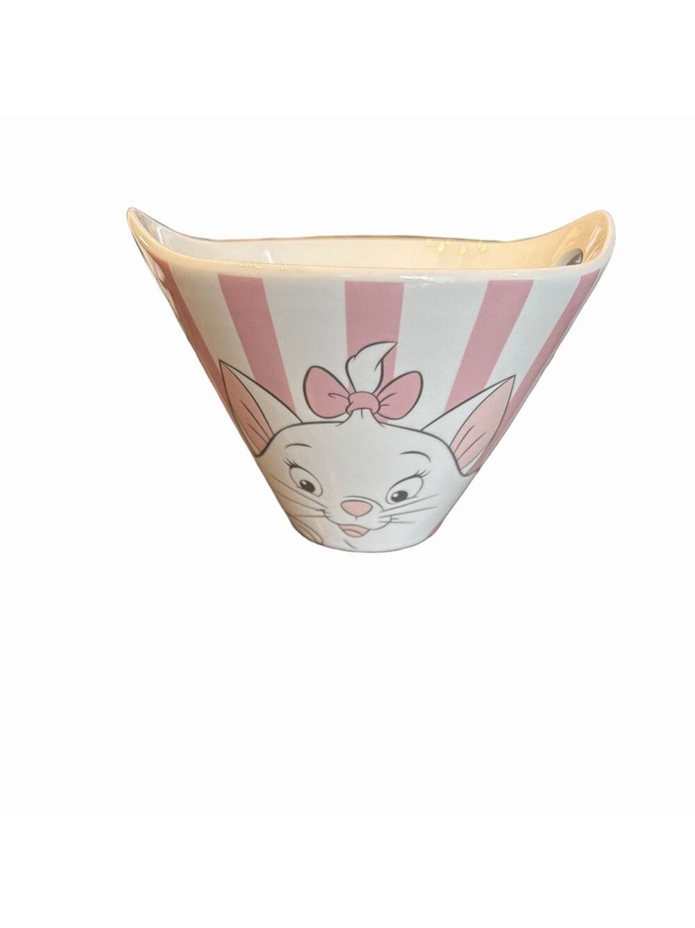 Disney The Aristocats Marie Pink ' White Ramen Bowl. No Chopsticks included